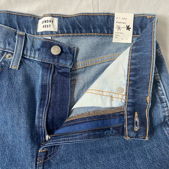 Aritzia SUNDAY BEST Easton 90s Medium Blue Jean - Picture 4 of 15